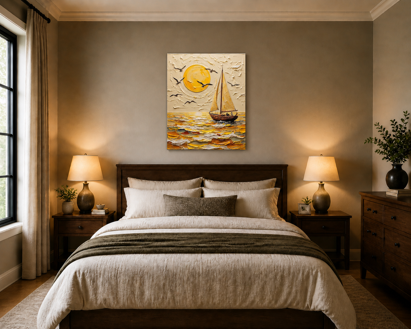 Canvas wall art mockup 4
