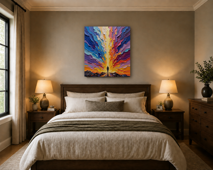 Canvas wall art mockup 4