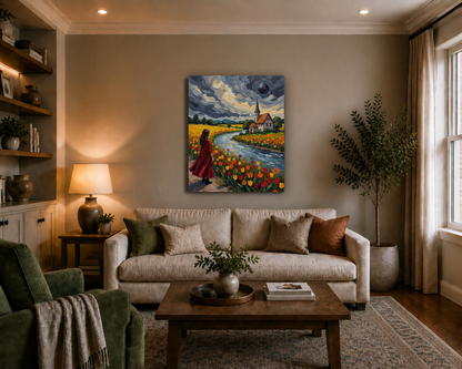 Canvas wall art mockup 3