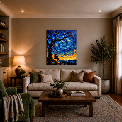 Canvas wall art mockup 3