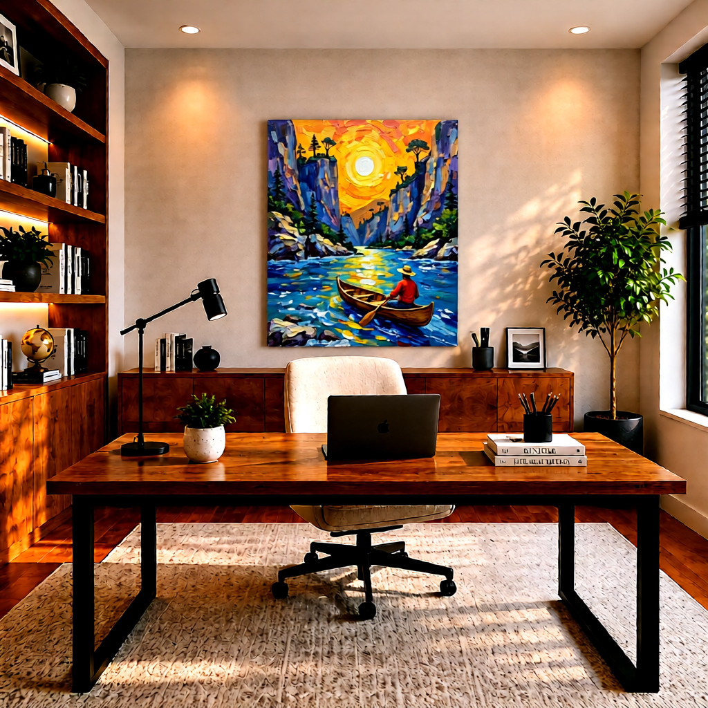 Canvas wall art mockup 2