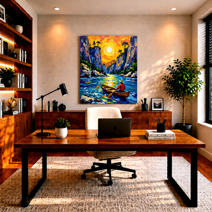 Canvas wall art mockup 2