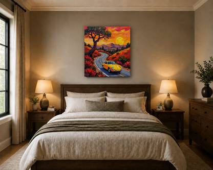 Canvas wall art mockup 4