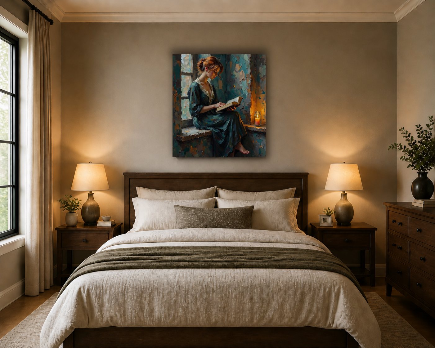 Canvas wall art mockup 4