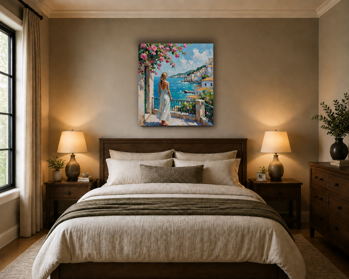 Canvas wall art mockup 4