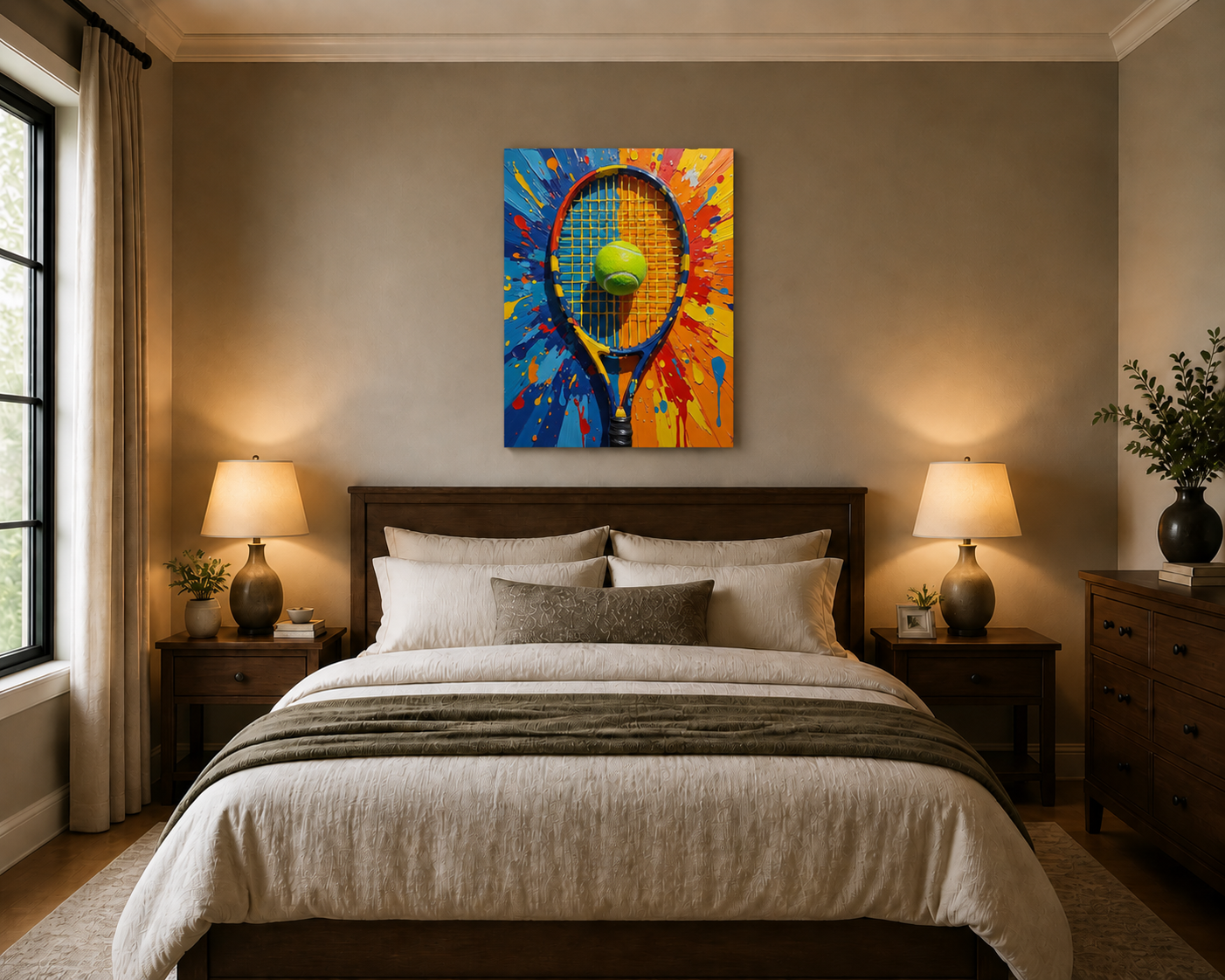 Canvas wall art mockup 4