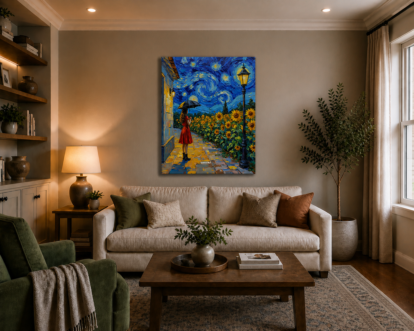 Canvas wall art mockup 3