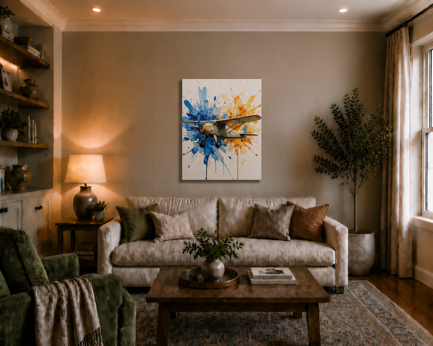 Canvas wall art mockup 3
