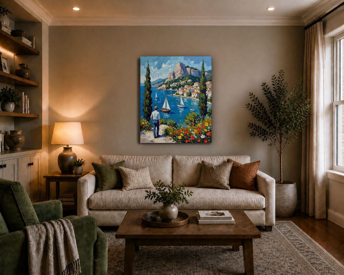 Canvas wall art mockup 3