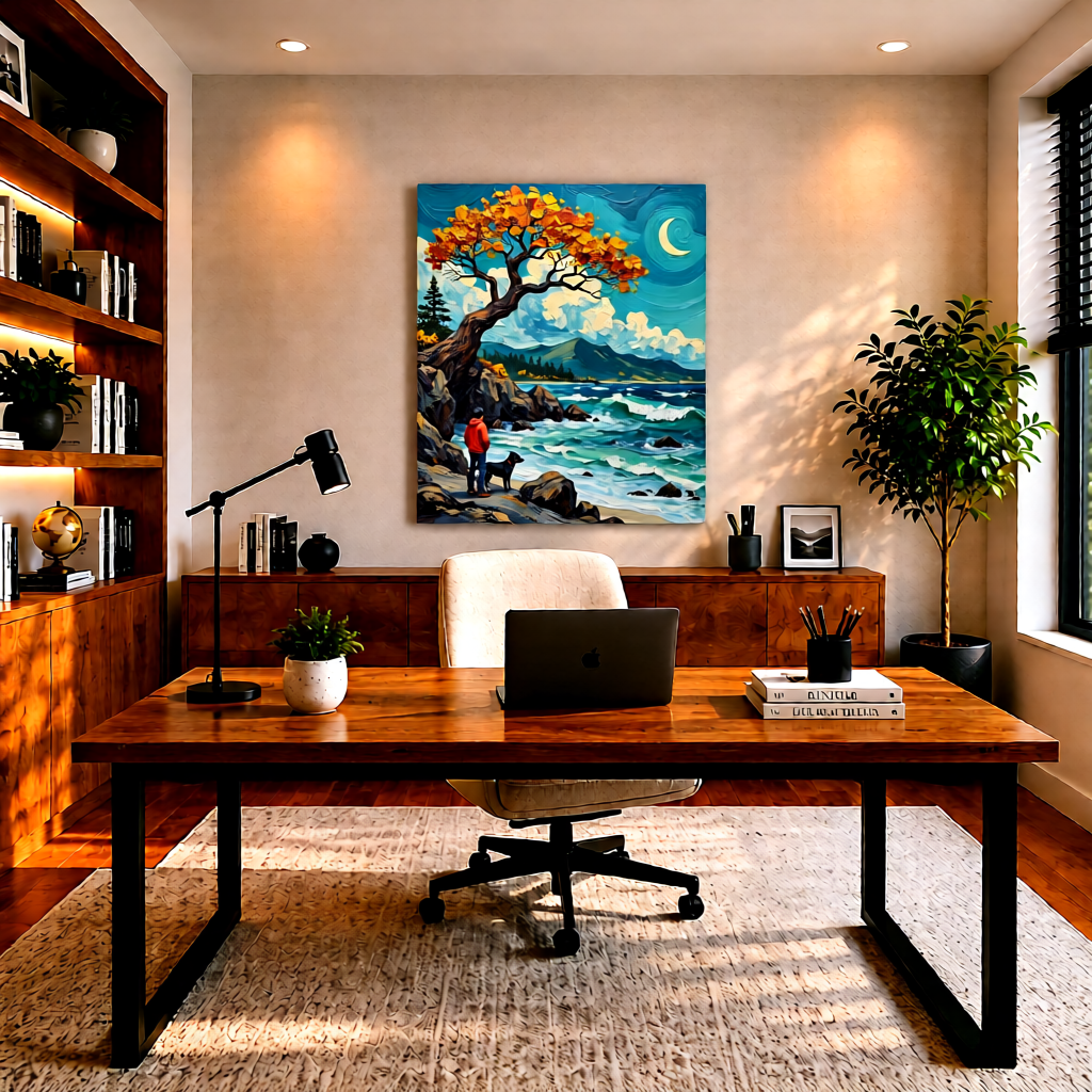 Canvas wall art mockup 2