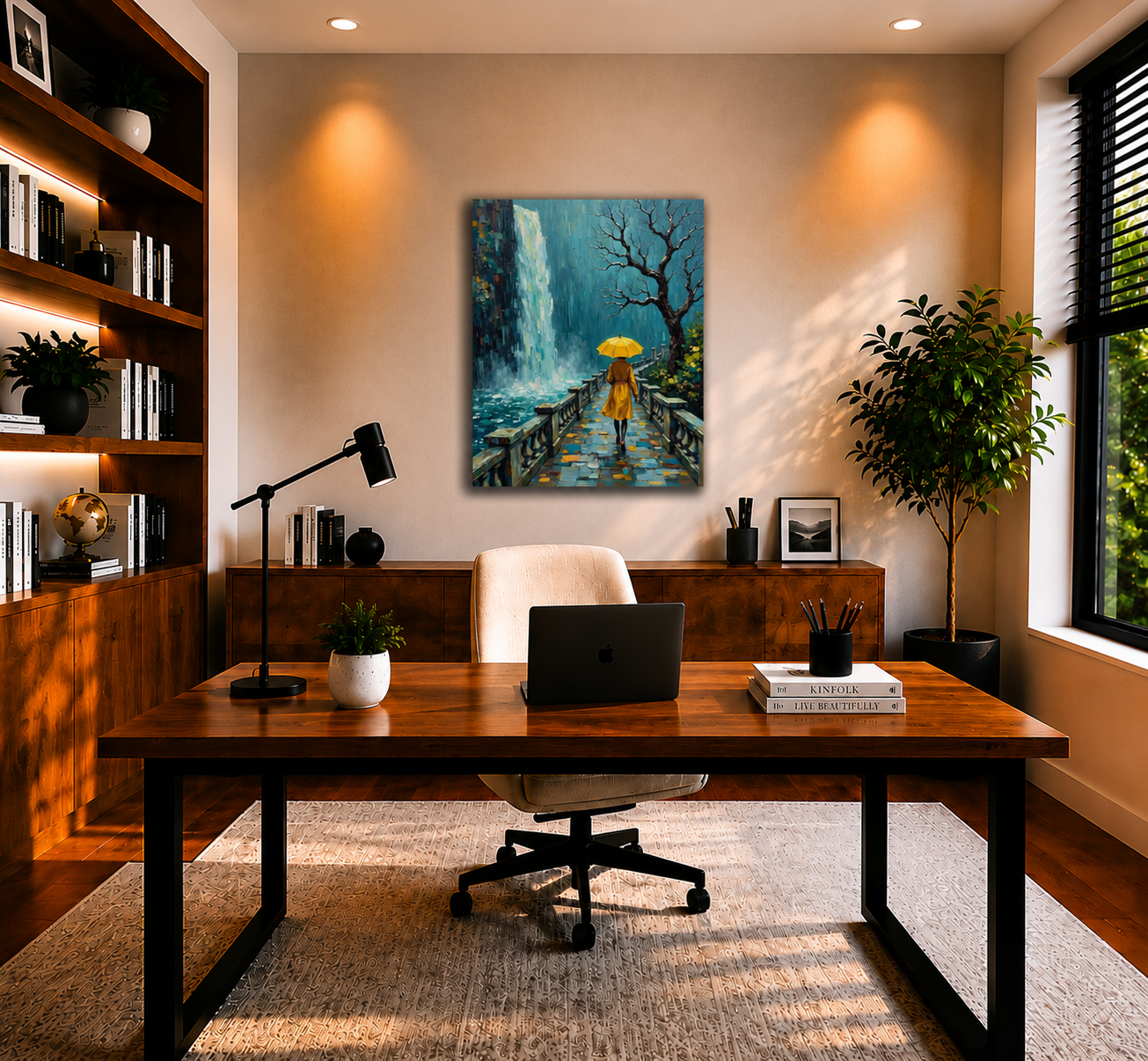 Canvas wall art mockup 2