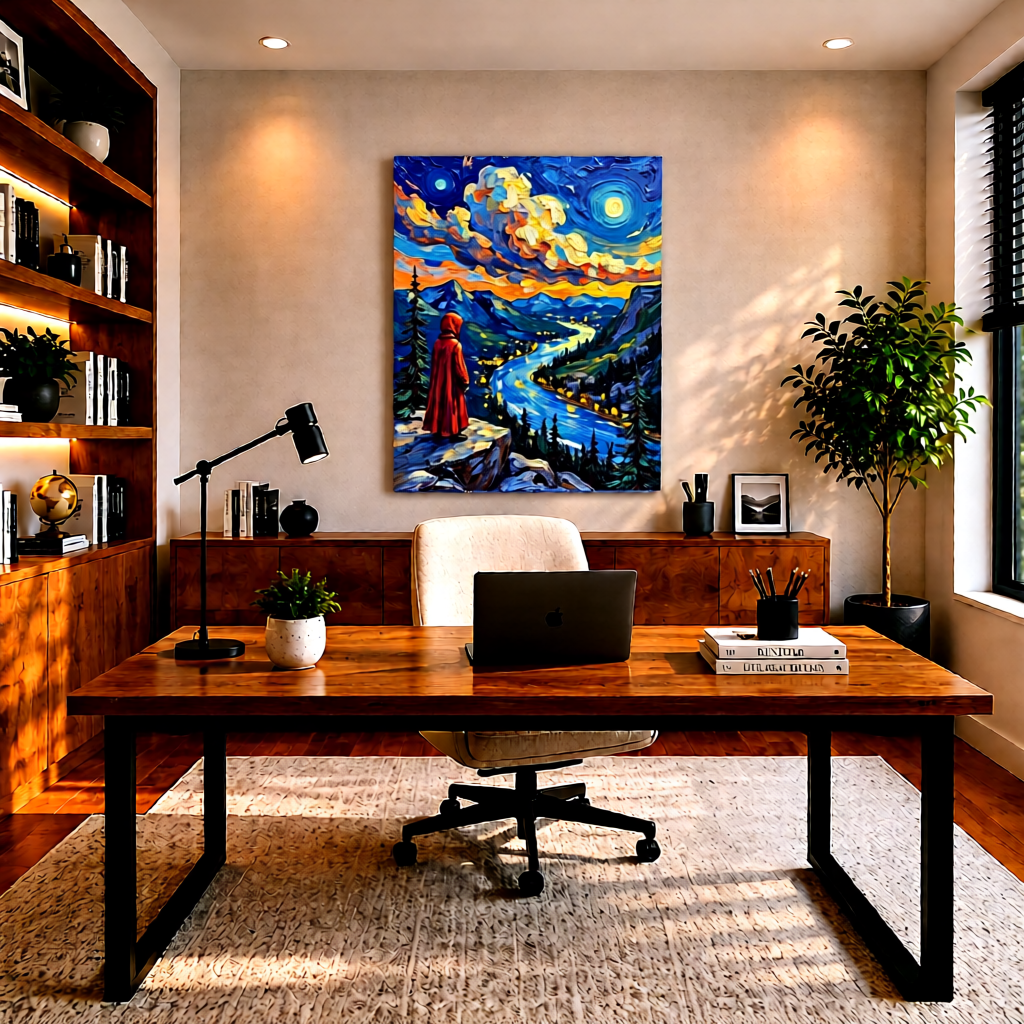 Canvas wall art mockup 2
