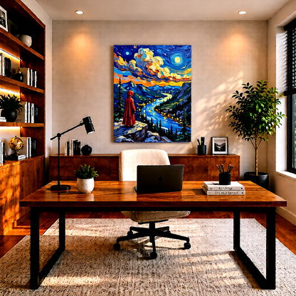 Canvas wall art mockup 2