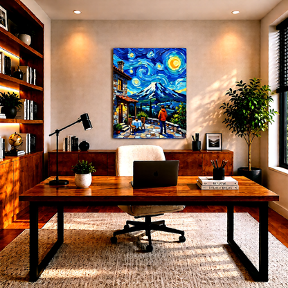 Canvas wall art mockup 2