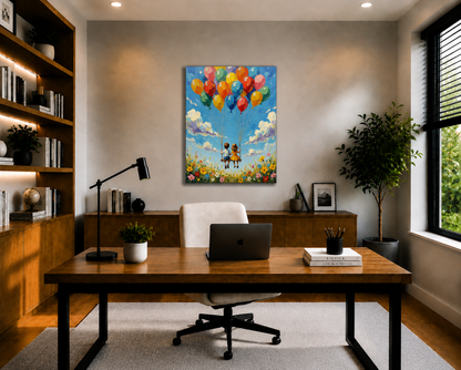 Canvas wall art mockup 2