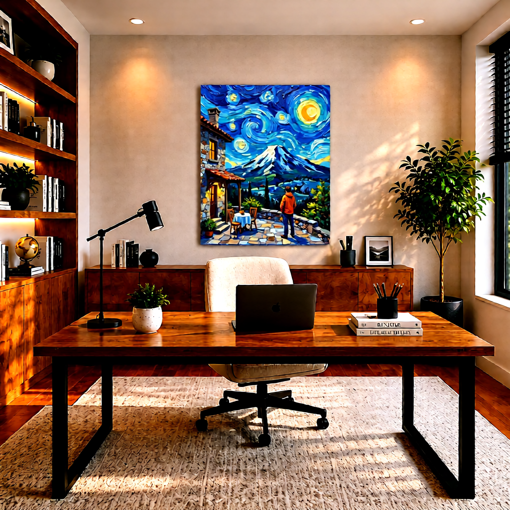Canvas wall art mockup 2