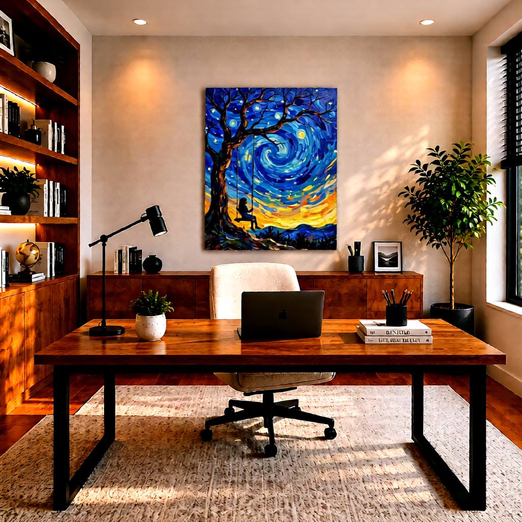 Canvas wall art mockup 2